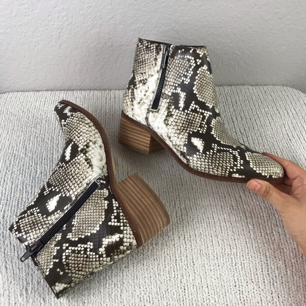 Bleecker & Bond Gwen Snakeskin Bootie - Picture 8 of 10